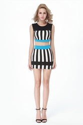 ItspleaZure Striped 2 Piece Bodycon Dress for  at itspleaZure